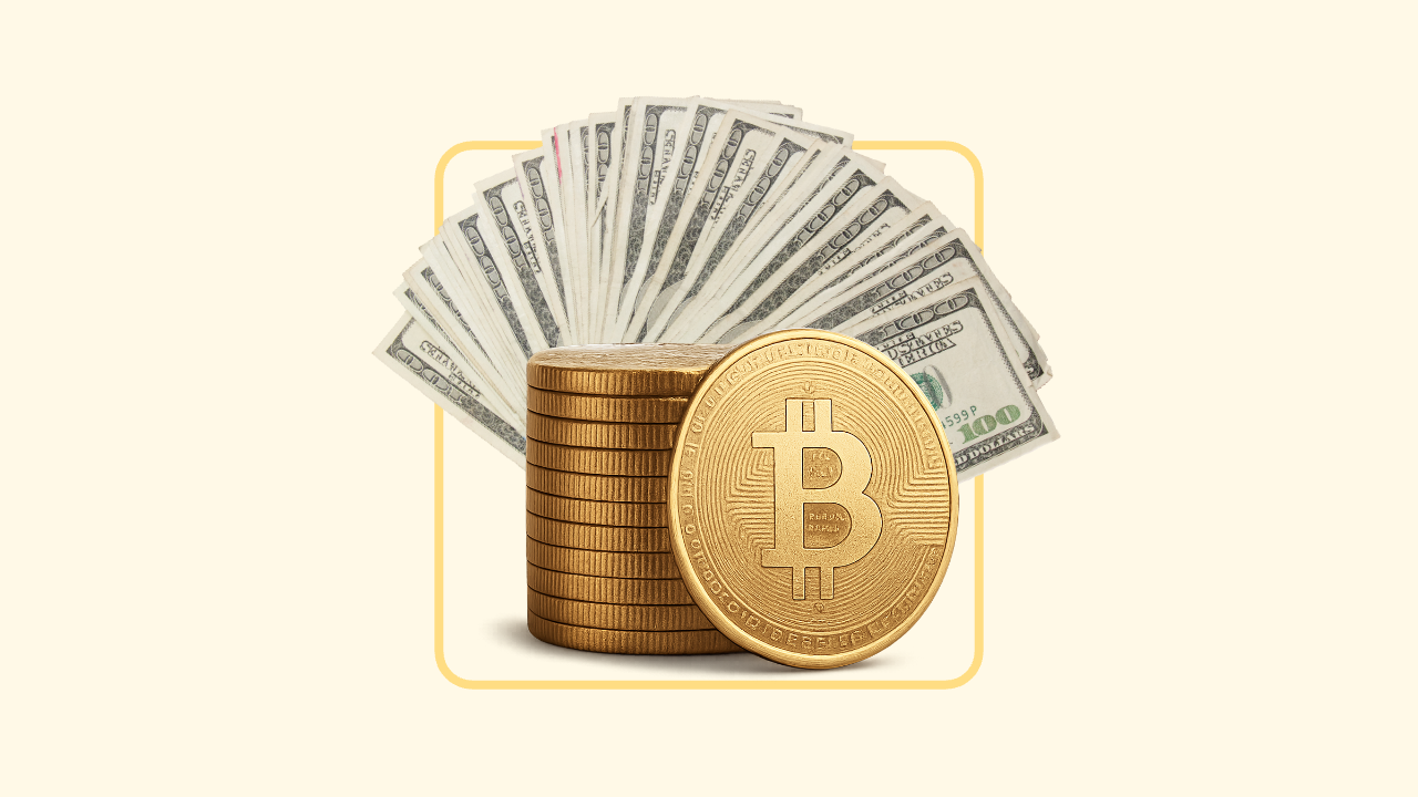 Diverse group of Americans reviewing 401(k) statements with Bitcoin and traditional assets side by side, illustrating retirement investment options after Trump's executive order